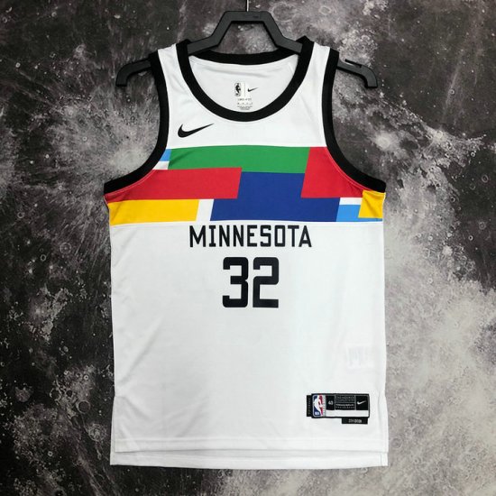 NBA 32 Towns Timberwolves 2022-23 city Maillot imprimé